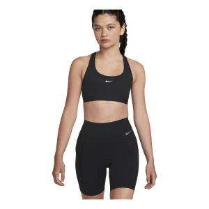 (WMNS) NIKE DRI-FIT UNIVERSA MEDIUM-SUPPORT SHORTS WITH POCKETS 'Black' DQ5995-010