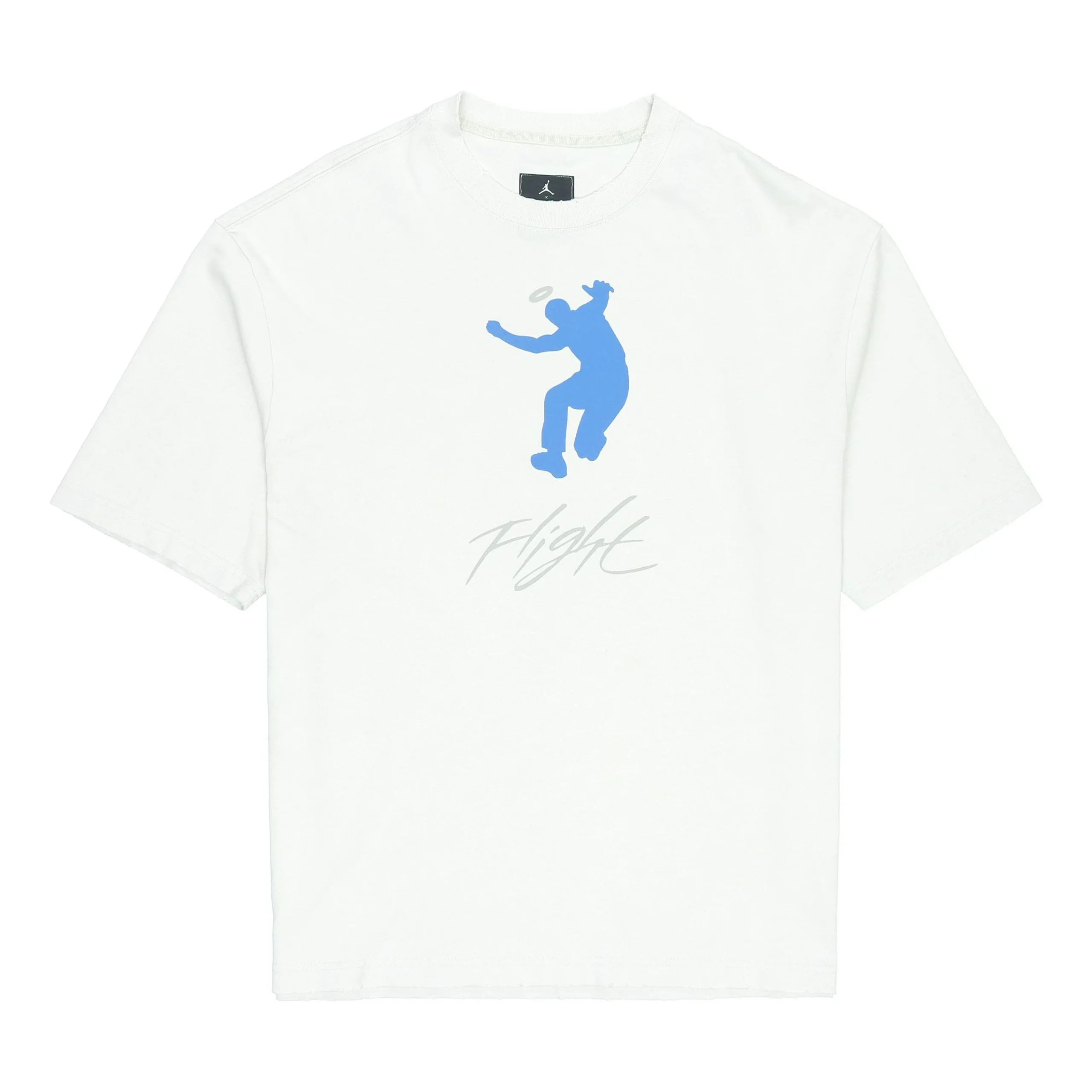 Air Jordan x Union Crossover SS22 Solid Color Character Alphabet Printing Round Neck Short Sleeve Asia Edition Gray DM2840-025
