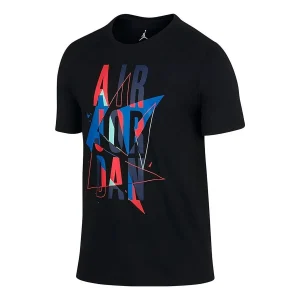 Air Jordan Retro 8 Aqua Short Sleeve T-Shirt 'Black' 706840-010