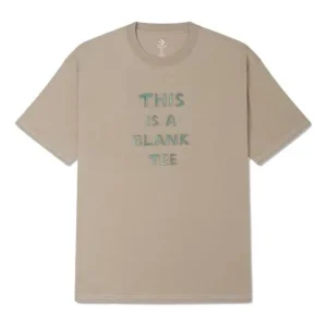 Converse Logo T-shirt Asia Sizing 'Beige' 10025873-A03