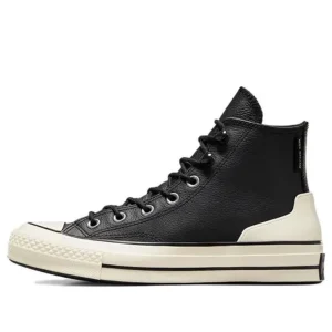 Converse Chuck 70 Leather Hi 'Black Egret' A05695C