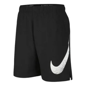 Men's Nike Large swoosh Sports Black Shorts CN9755-010