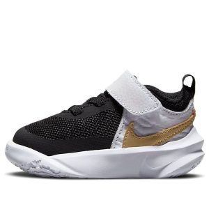 (TD) Nike Team Hustle D10 'Black White Metallic Gold' CW6737-002
