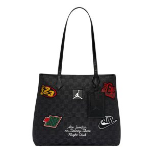Jordan Monogram 17L Tote Bag 'Black' IQ3692-010