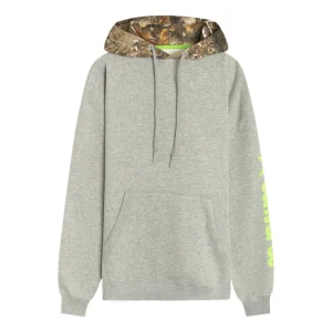Converse Contrast Printed Hoodie Asia Sizing 'Grey' 10019969-A02