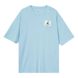 Air Jordan Flight Essential Logo T-Shirt 'Blue' DZ0605-425