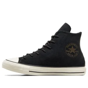 (WMNS) Converse Chuck Taylor All Star High 'Mono Suede - Black' A04637C