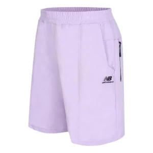 New Balance Logo Athletics Shorts Asia Sizing 'Purple' 5VC2U893-DV