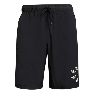 adidas originals St Swimshort Casual Sports Breathable Lacing Shorts Black H37729
