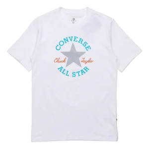 Converse Slogan Logo Short-sleeve Tee Men White 10020526-A02