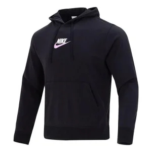 Nike Club French Terry Pullover Hoodie 'Black' FB7789-010