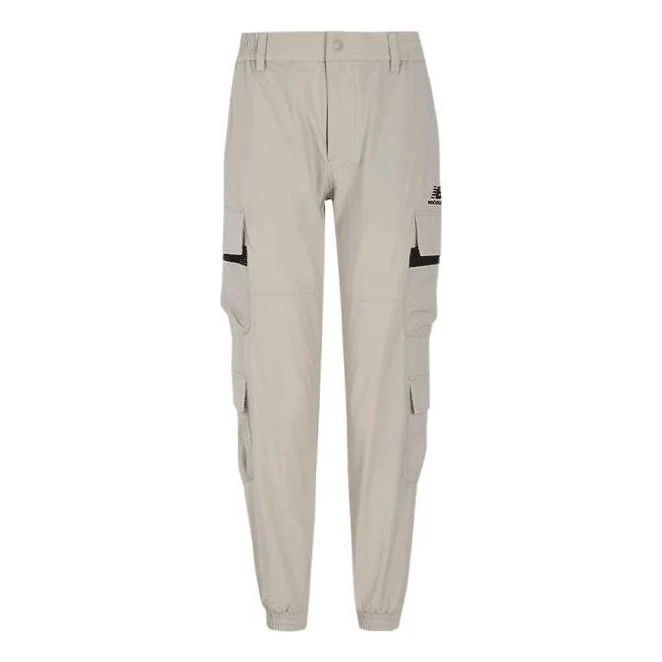 New Balance Workout Cargo Pants Asia Sizing 'Beige Black' NTA6N083-BEI