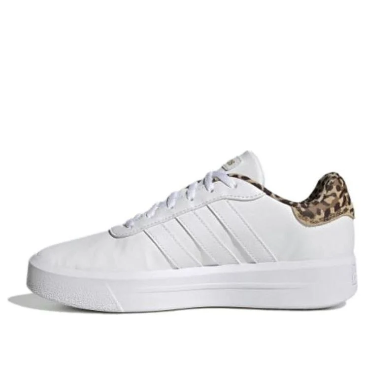 (WMNS) adidas Court Platform Shoes 'White Leopard' GW9786