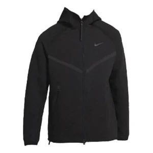 Nike Sportswear Tech Pack Windrunner Zipper Cardigan Hooded Jacket Black CU3599-010