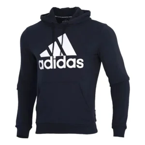 adidas logo Printing Sports Pullover Navy Blue GC7342