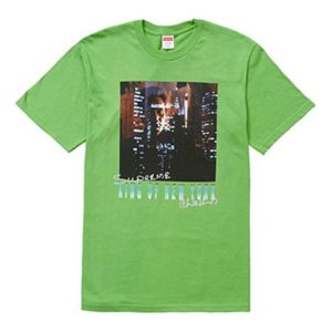 Supreme SS19 Christopher Walken King Of New York TeeGreen SUP-SS19-238