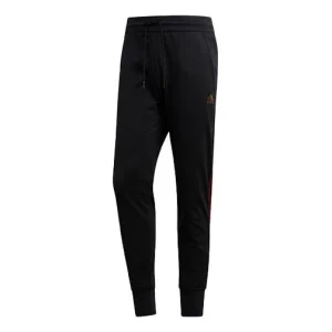 adidas Cny Spt Pant Basketball Sports Training Bundle Feet Long Pants Black FH7688