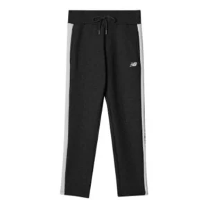 (WMNS) New Balance Regular Track Pants Asia Sizing 'Black White' AWP93580-HC