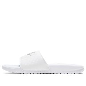 (WMNS) Nike Benassi JDI 'White Silver' 343881-102