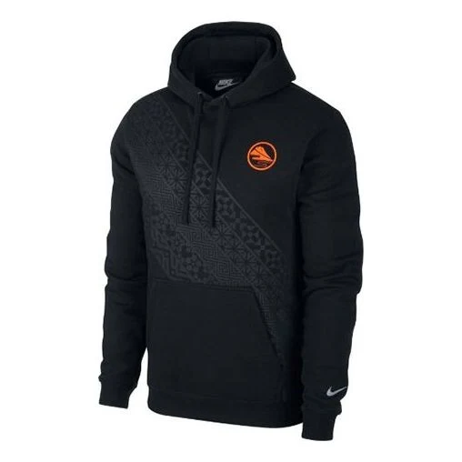 Men's Nike Club Twill Printing Pullover Black CT5228-010