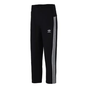 Men's adidas originals Athleisure Casual Sports Loose Running Long Pants/Trousers Black H09121