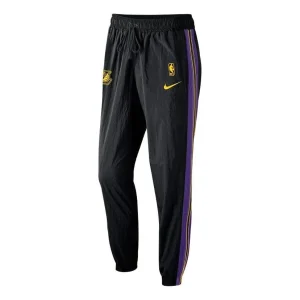 Nike x NBA Los Angeles Lakers Dri-FIT Starting 5 Pants 'Black' CJ7155-010