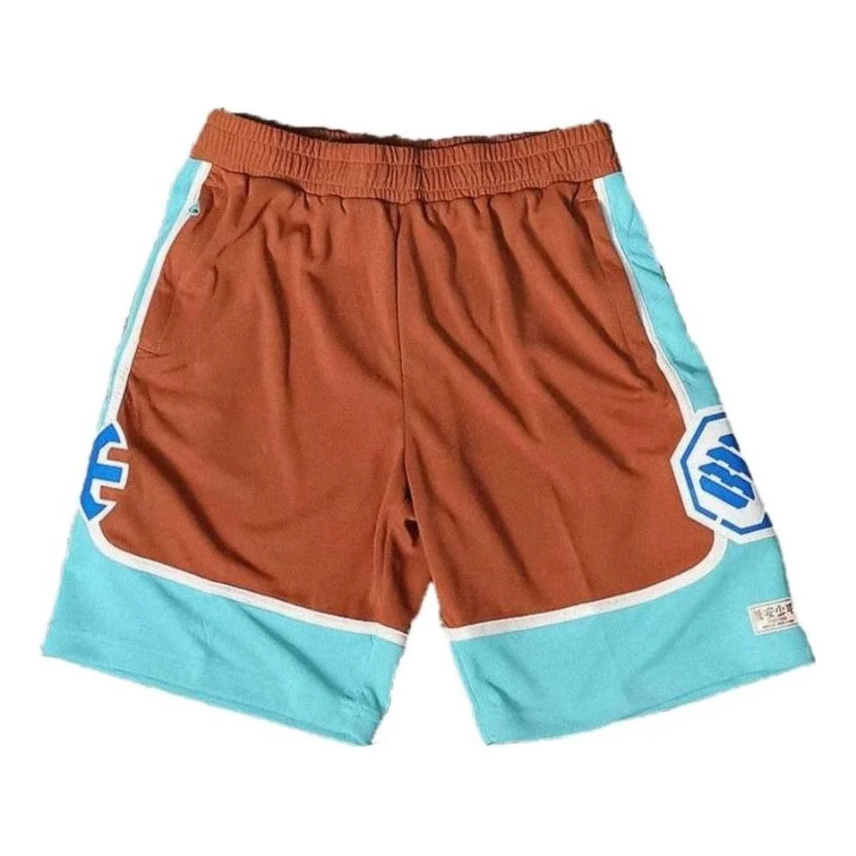 Li-Ning Badfive Basketball Shorts 'Tan Sky Blue' AAPP363-1