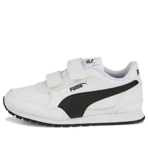 (PS) PUMA ST Runner v3 Leather Shoes 'White Black' 384905-07