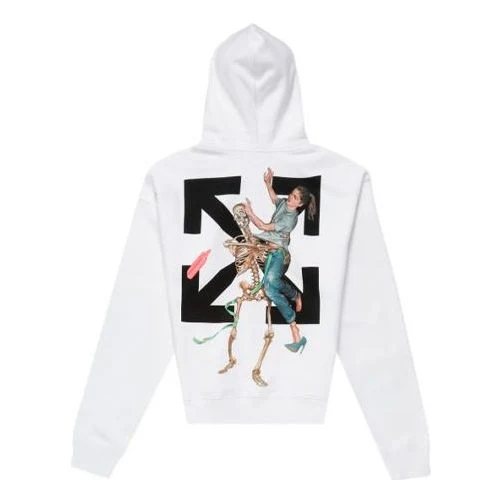 Off-White Pascal Painting Arrow Sweater Men's White OMBB037F20FLE0010110