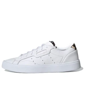 (WMNS) adidas originals Sleek Skate shoes 'White Brown' FX0051