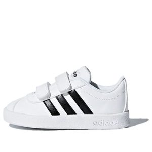 (TD) adidas VL Court 2.0 'White Black' DB1839
