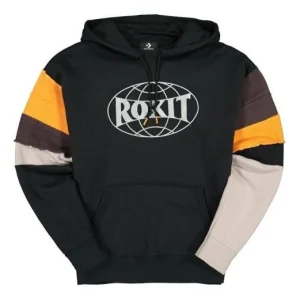 Men's Converse x Rokit Pullover Crossover Splicing Black 10019279-A01