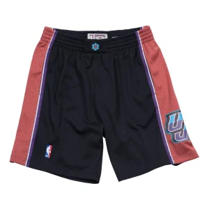 Mitchell & Ness x NBA Utah Jazz 1998-99 Swingman Shorts 'Black' SMSHGS18258-UJABLCK98