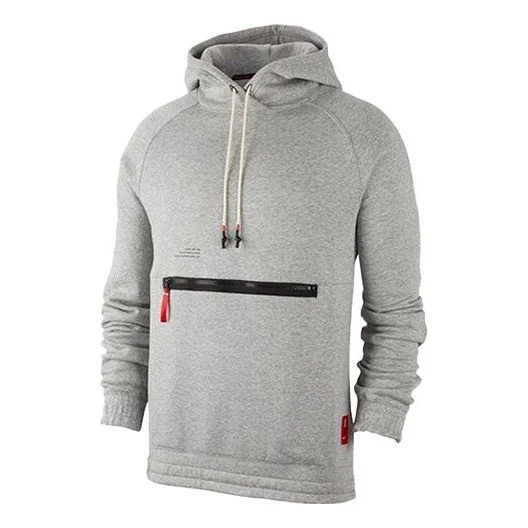 Nike Kyrie Basketball Sports Fleece Lined Knit Asia Sizing 'Gray' BV9298-063