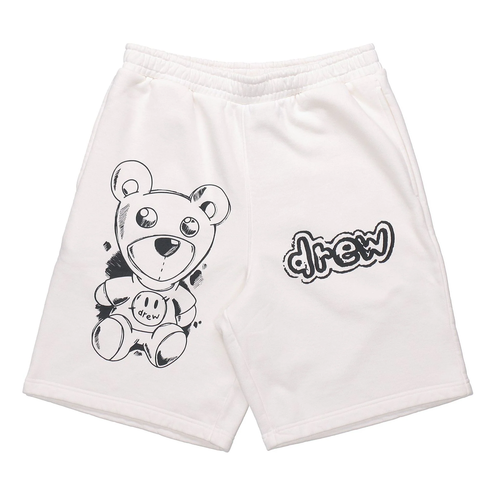 Drew House Theodore Sketch Sweat Short 'Off White' DR-SS21-81