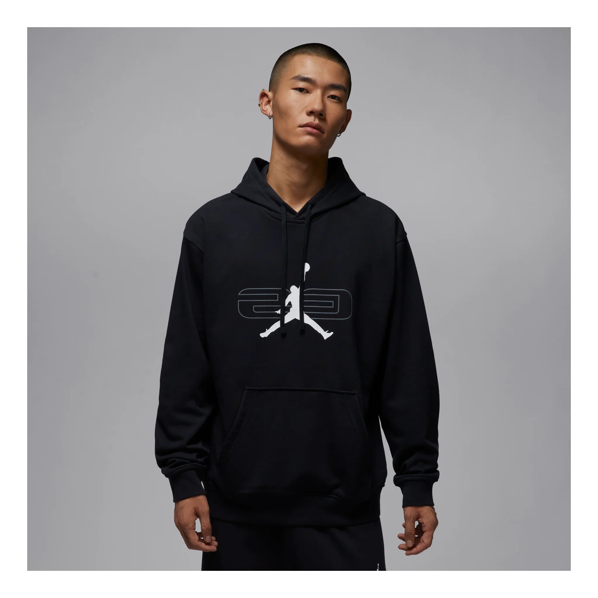 Air Jordan Sport Crossover Fleece Pullover Hoodie 'Black' HQ8695-010