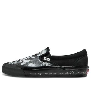 Vans Raised By Wolves x OG Classic Slip-On LX 'Black Wall' VN0A45JK025