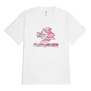 Converse Star Chevron Clouds Graphic T-Shirt Asia Sizing 'White' 10024587-A03