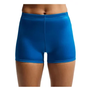 (WMNS) Nike SKIMS Satin Shine Mid-Rise 2" Boyshorts with Drawcord 'Cobalt' IR8652-445