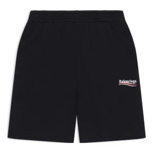 (GS)Balenciaga Political Campaign Jogging Shorts 'Black' 681862TMVE61070