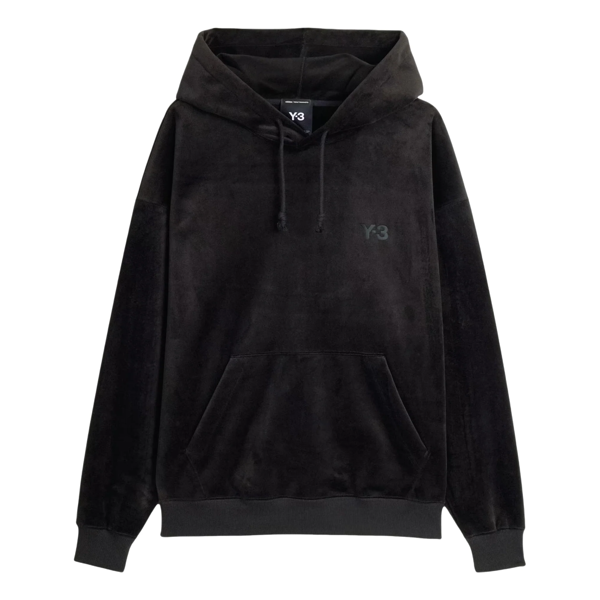 adidas x Y-3 Velvet Corduroy Hoodie Asia Sizing 'Black' IA4372