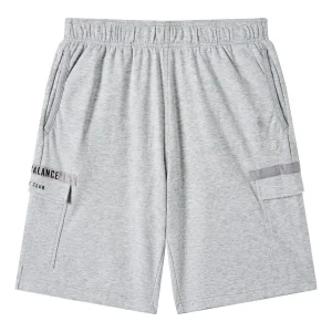 New Balance Logo Print Athletic Shorts Asia Sizing 'Grey' NCNV723041-GR