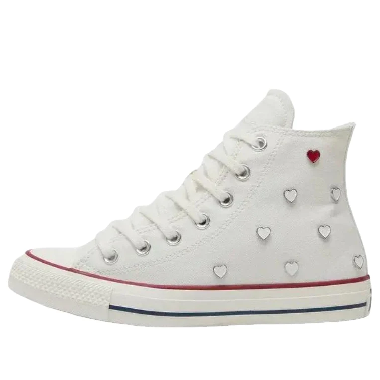 (WMNS) Converse Chuck Taylor All Star Hearts 'Vintage White Egret' A19055C