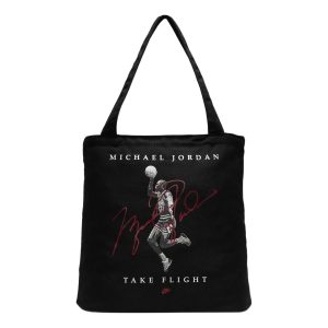 Air Jordan MJ Flight Tote Bag 'Black' 9A0664-023