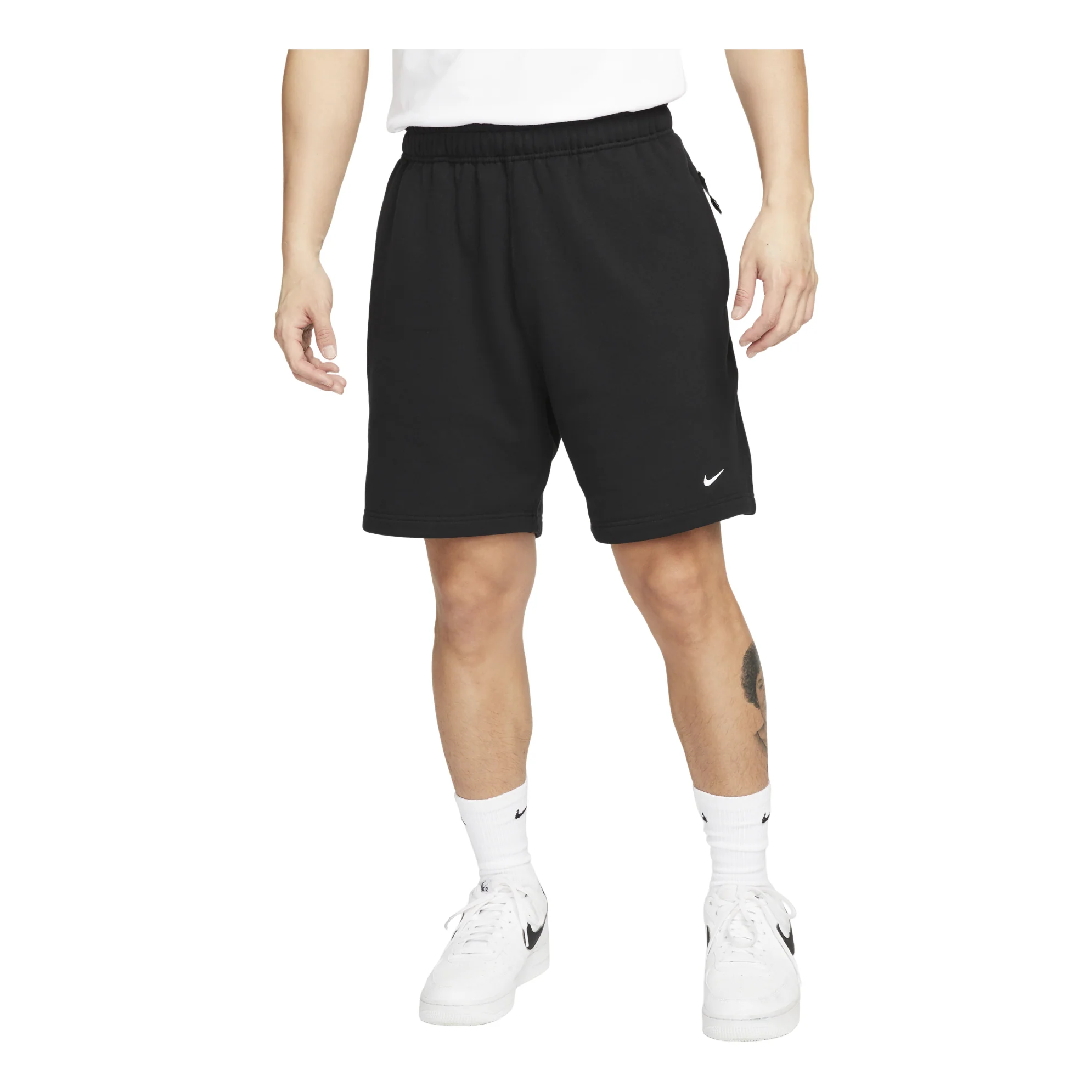 Nike Lab Solo Swoosh Shorts 'Black' DX0818-010