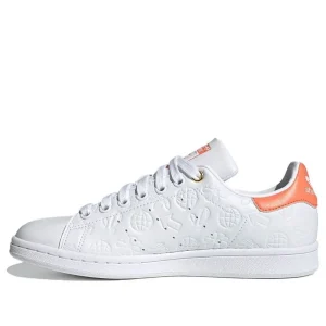 (WMNS) adidas Stan Smith 'Embossed Graphics - White Semi Coral' FX5677