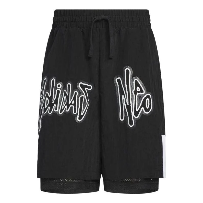 adidas Neo Basketball Shorts 'Black' IA6794