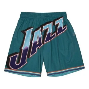 Mitchell & Ness x NBA Hardwood Classics Big Face 2.0 Shorts 'Utah Jazz' SHORBW19147-UJATEAL
