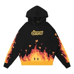 Drew House Fire Hoodie 'Black' DR-FW22-436