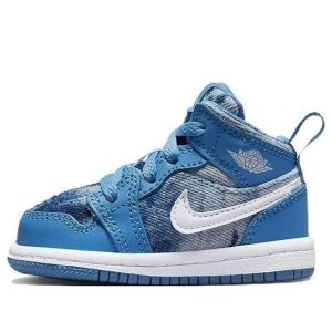 (TD) Air Jordan 1 Mid 'Washed Denim' DM8950-400